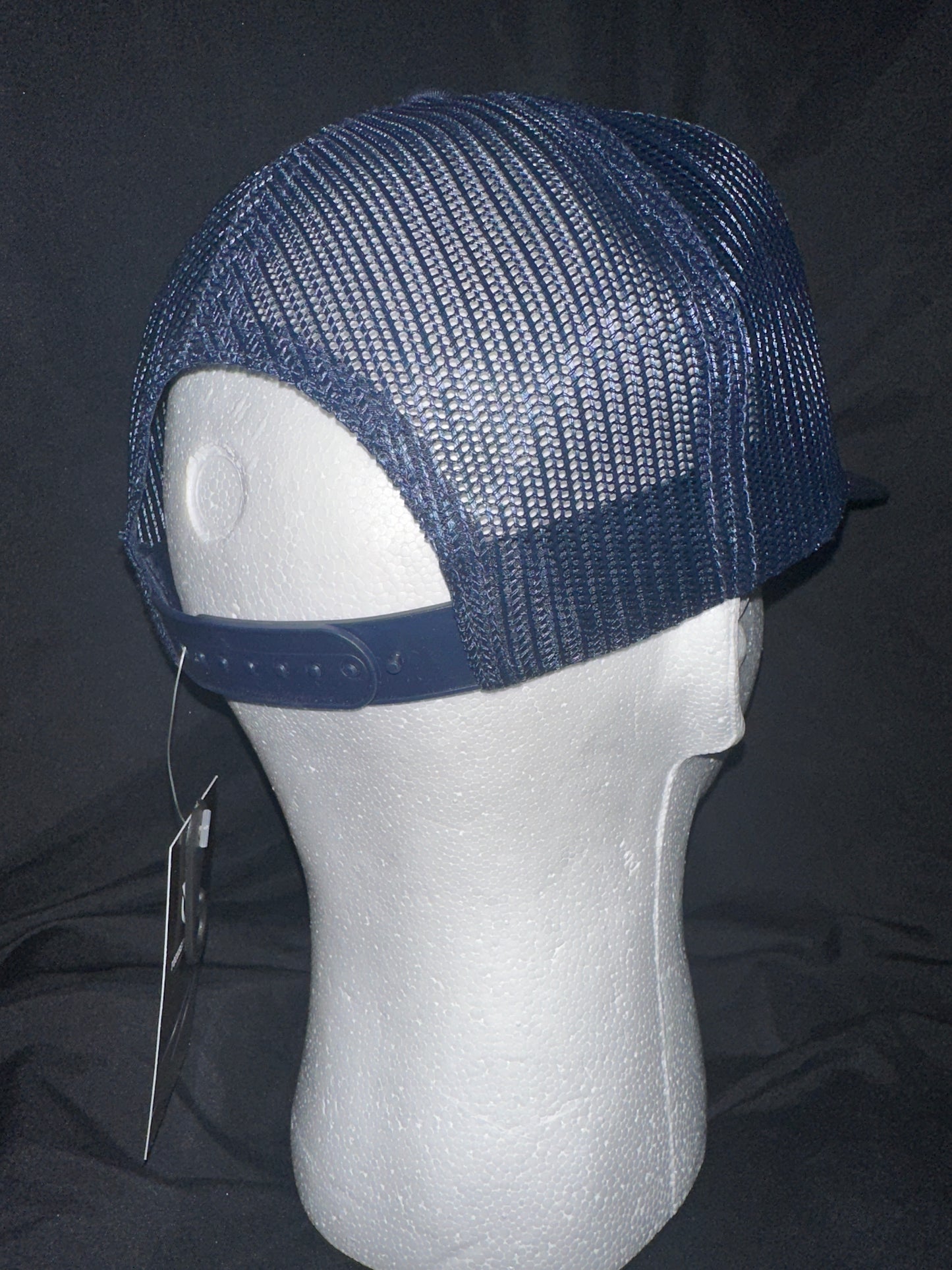 “FAM” Hard-Front SnapBack Hat Navy Blue With White “FAM” Logo Embroidery